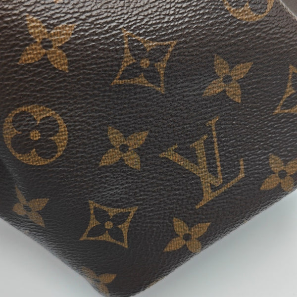 NÉONOÉ Nano Monogram Coated Canvas Brown