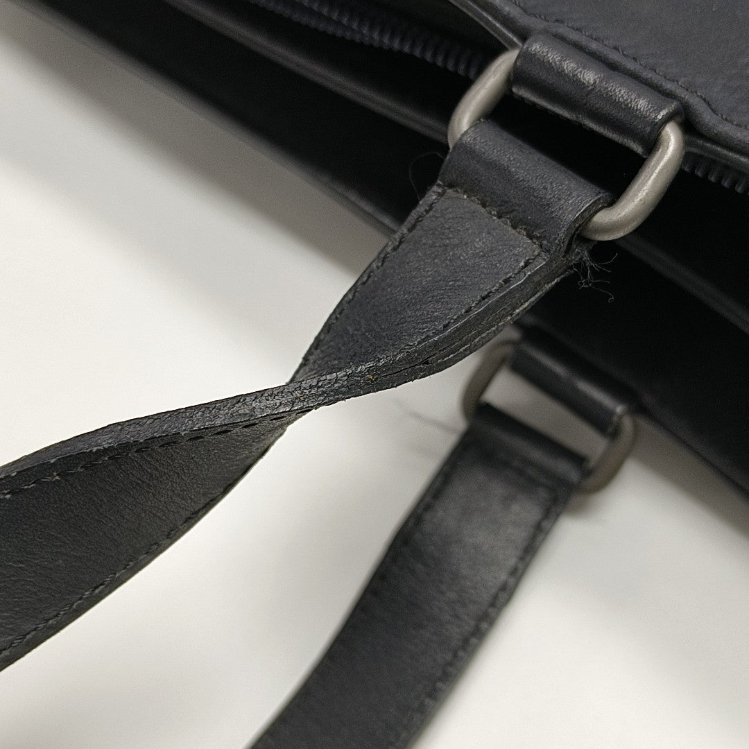 Special Material Top Handle Bag Black