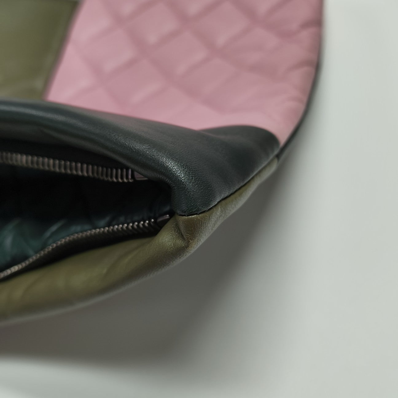 Quilted Lambskin Clutch Multicolor
