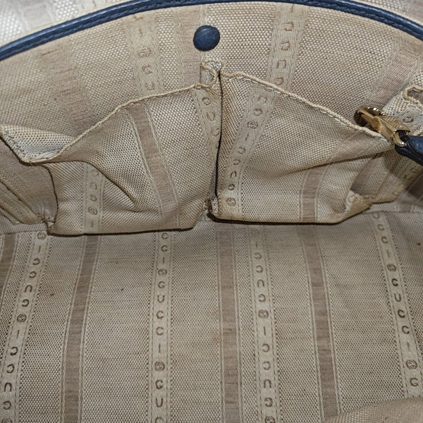Calfskin Shoulder Bag Blue