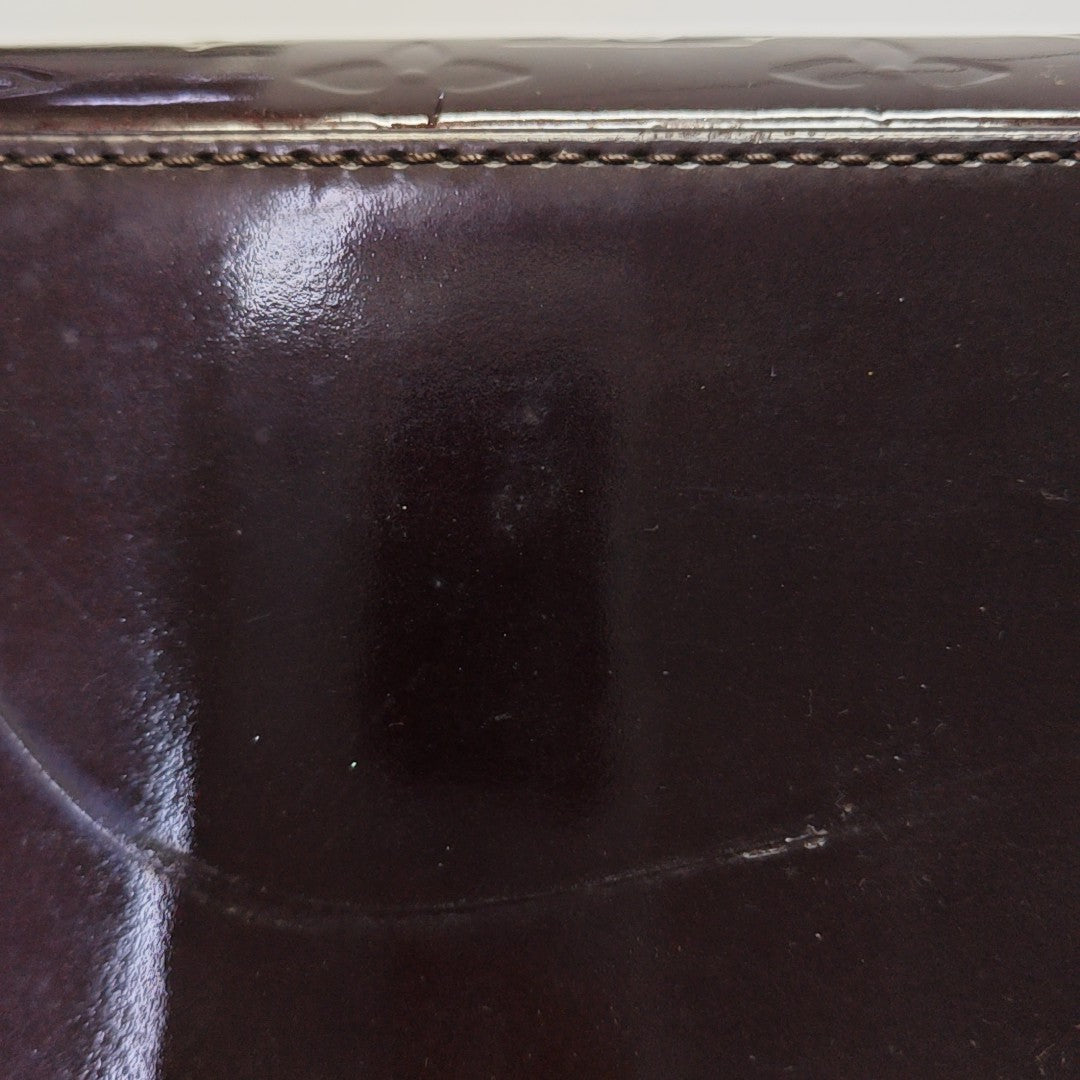 BREA MM Monogram Patent Leather Red