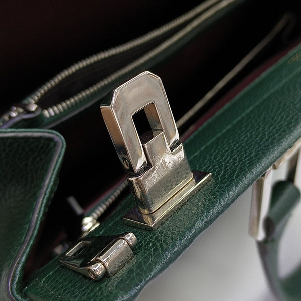 Zumi Medium Calfskin Green