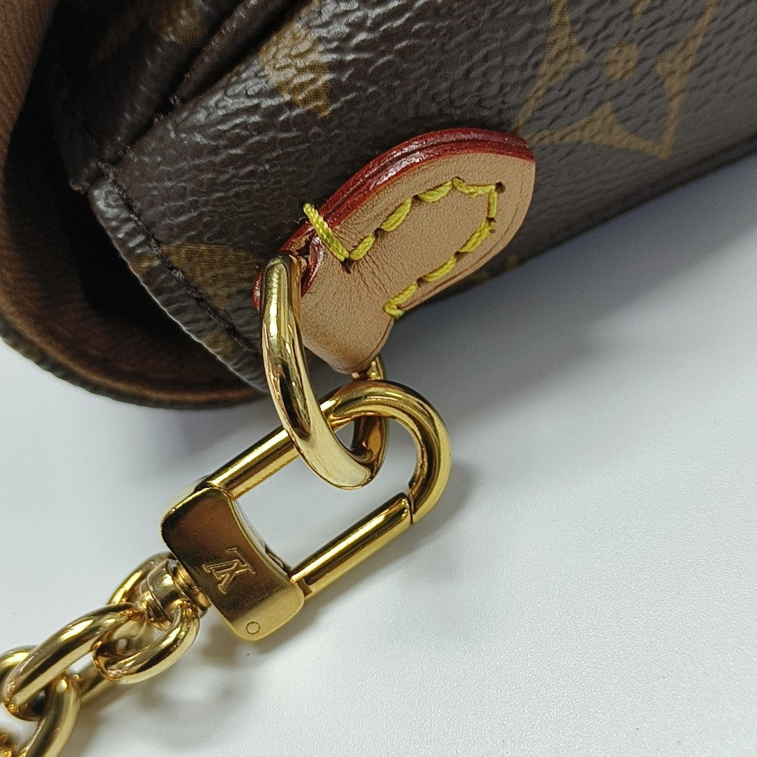 IVY Monogram Coated Canvas Brown