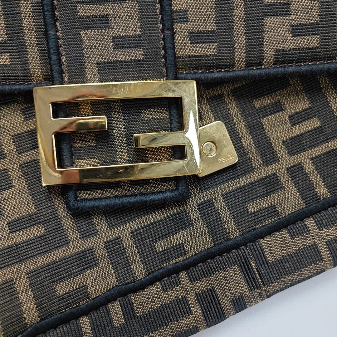 Baguette Medium Canvas Brown