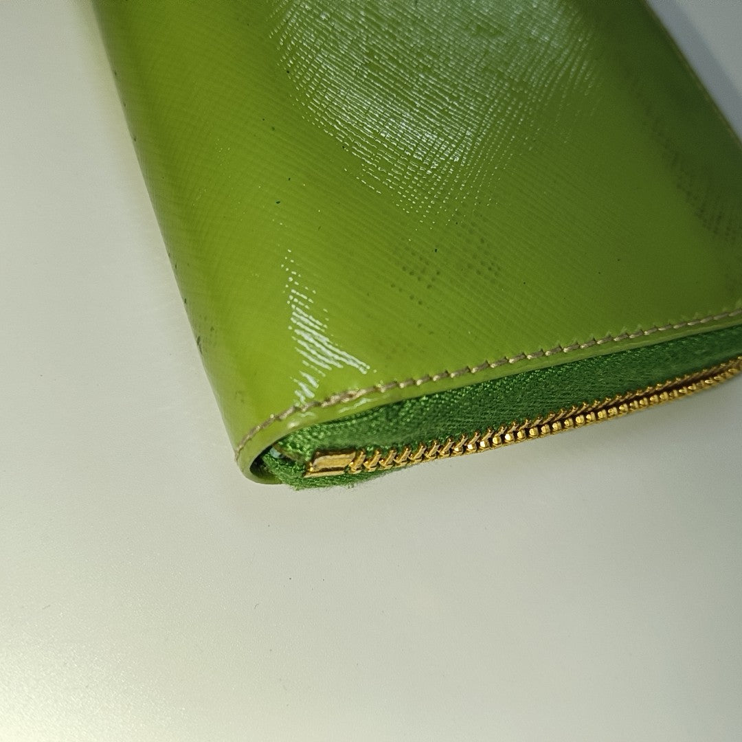 Saffiano Calfskin Wallet Green