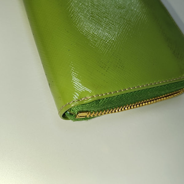Saffiano Calfskin Wallet Green