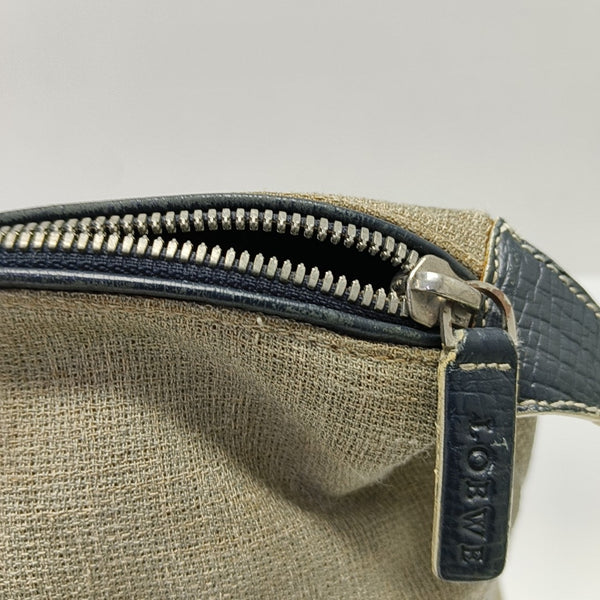 Fabric Top Handle Bag Gray