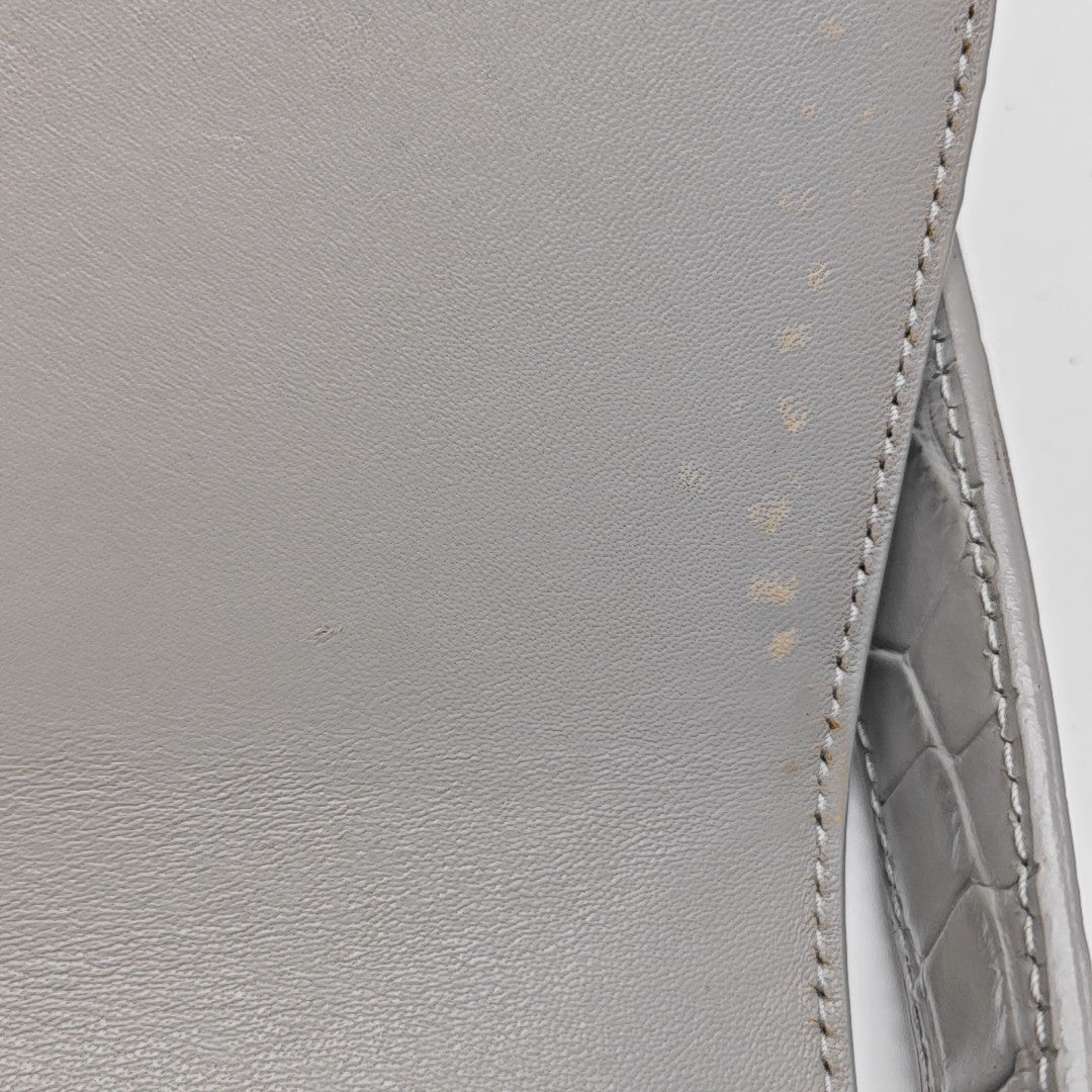 Calfskin Shoulder Bag Gray