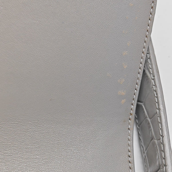 Calfskin Shoulder Bag Gray