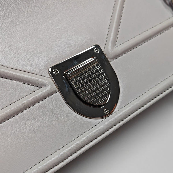 Diorama Medium Cannage Calfskin Pink