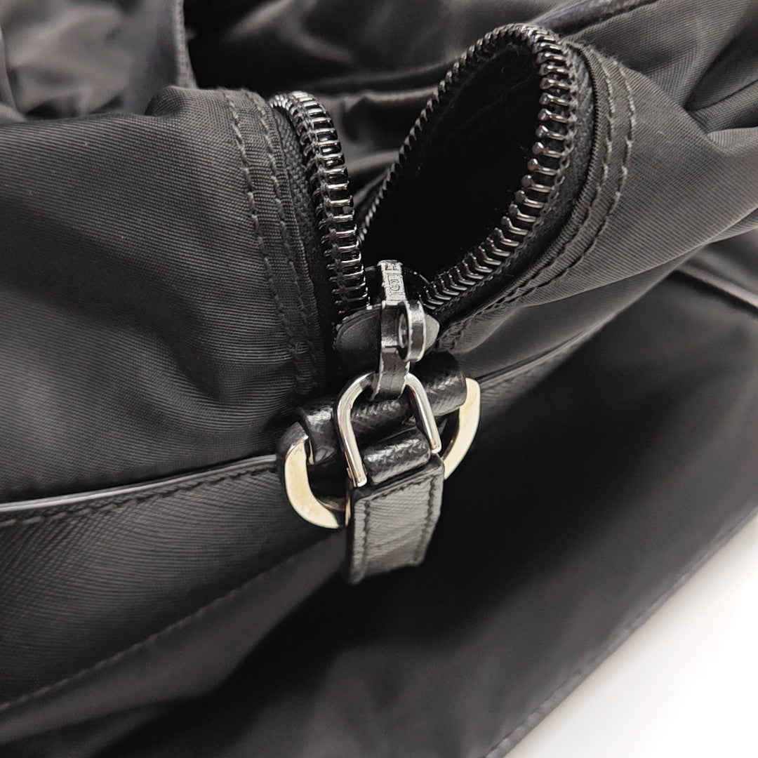 Nylon Tote Bag Black
