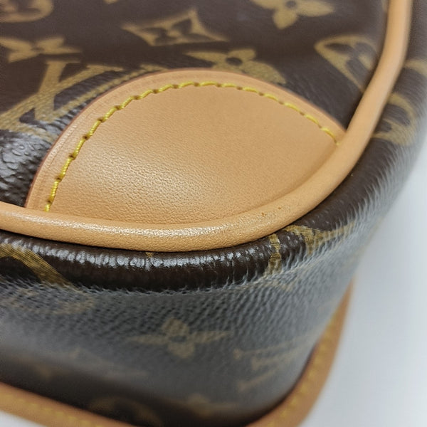 DIANE Monogram Coated Canvas Brown