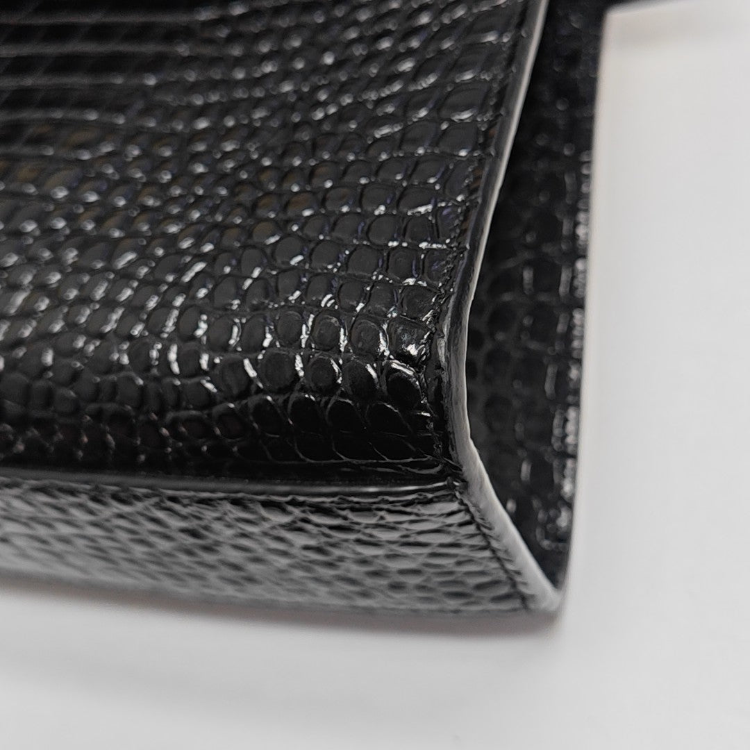 MANHATTAN Medium Calfskin Black