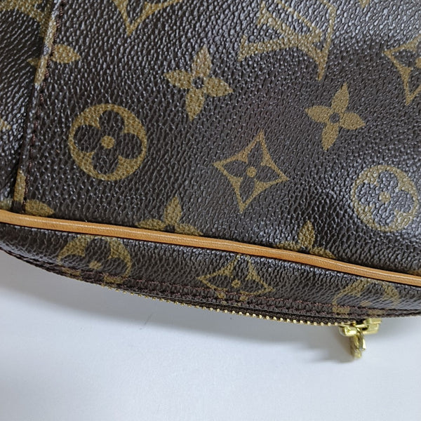 GANGE Monogram Coated Canvas Brown