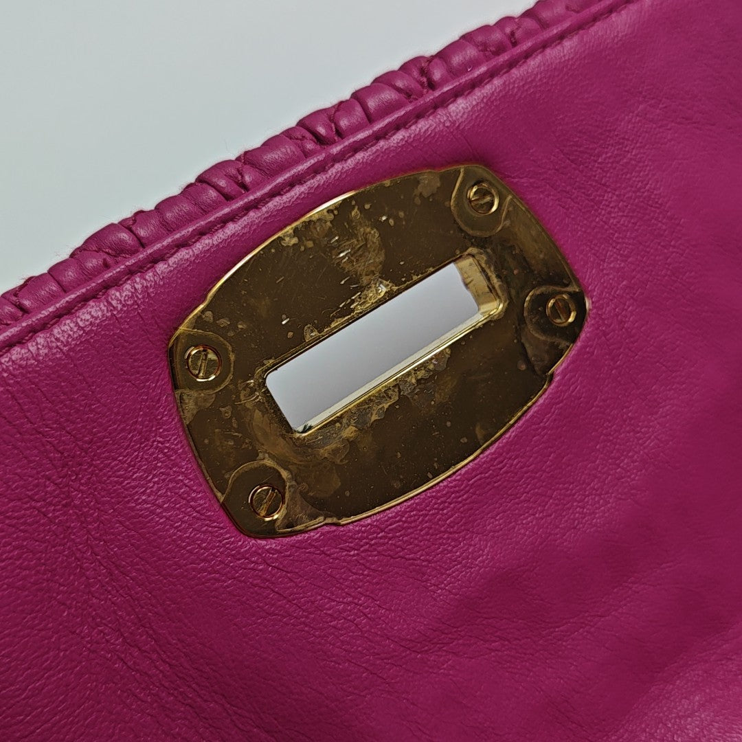 Crystal Quilted Lambskin Red