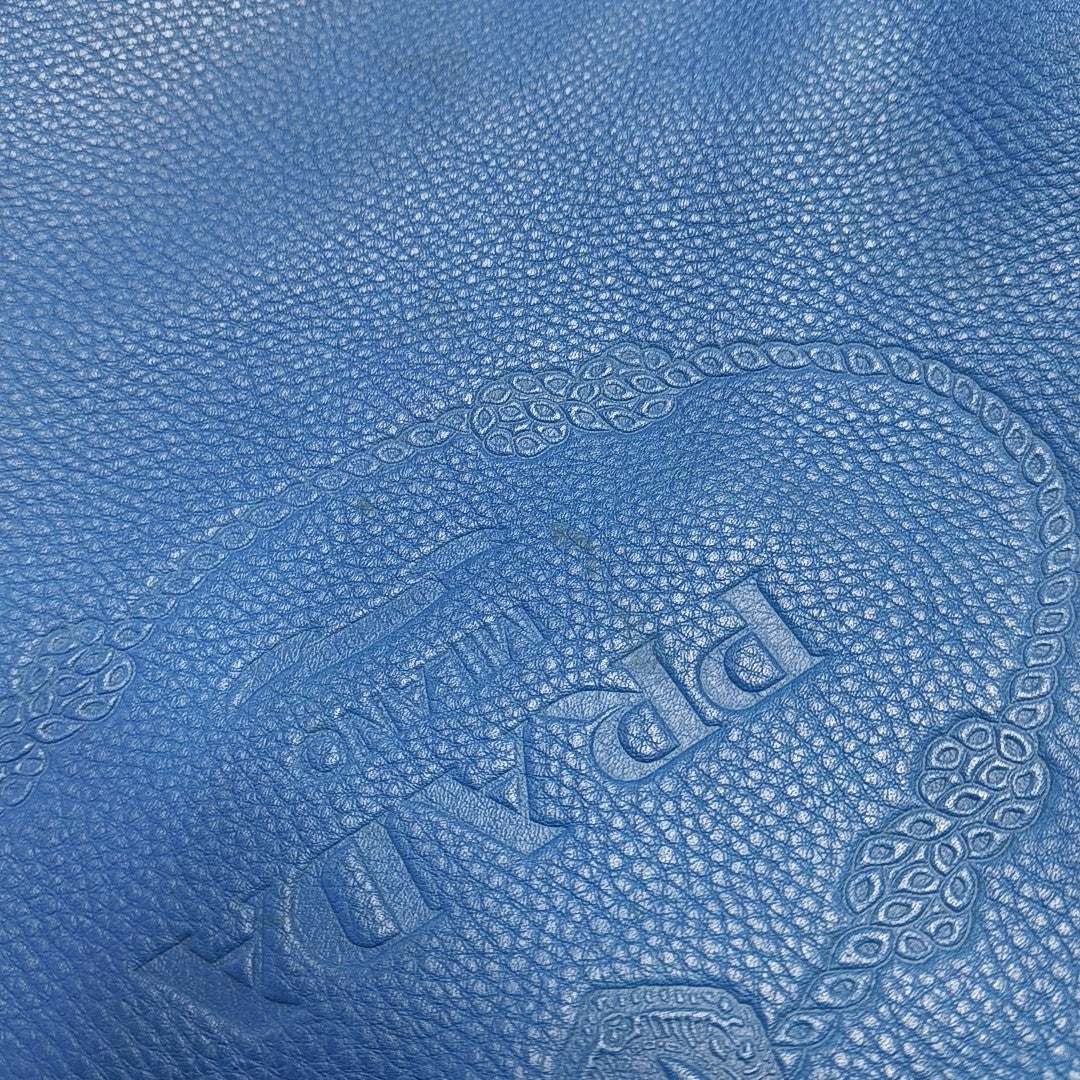 Calfskin Tote Bag Blue