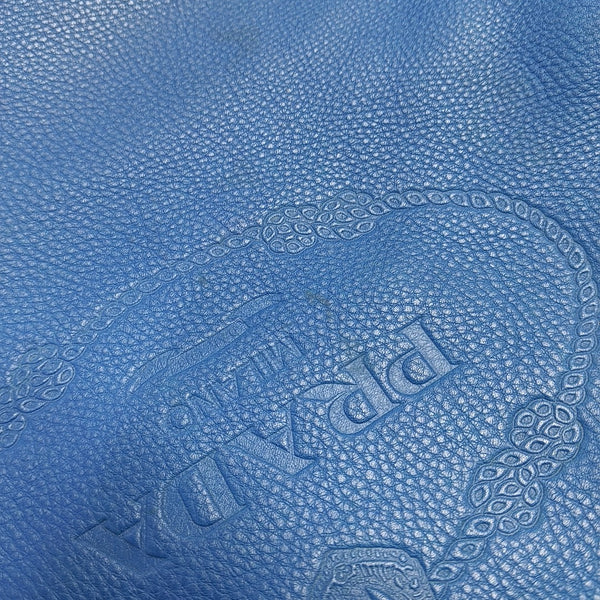 Calfskin Tote Bag Blue