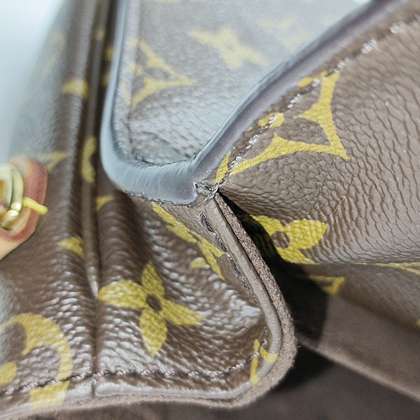 MÉTIS MM Monogram Coated Canvas Brown