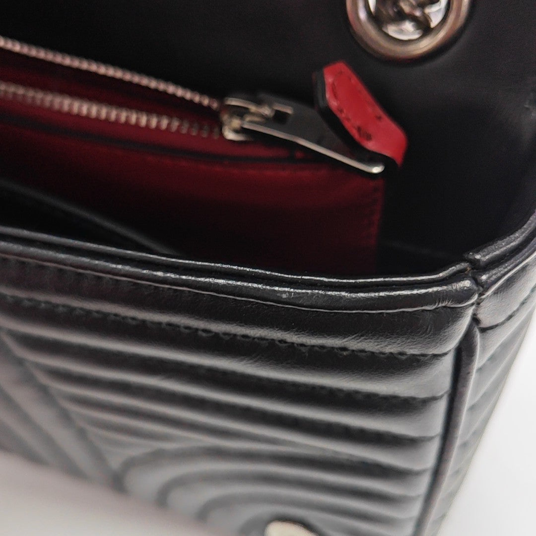 Diagramme Quilted Calfskin Black