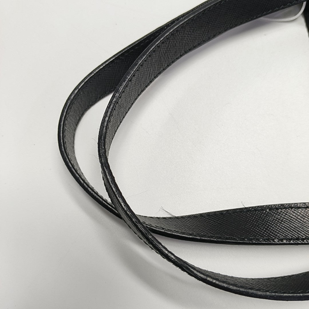 Nylon Top Handle Bag Black