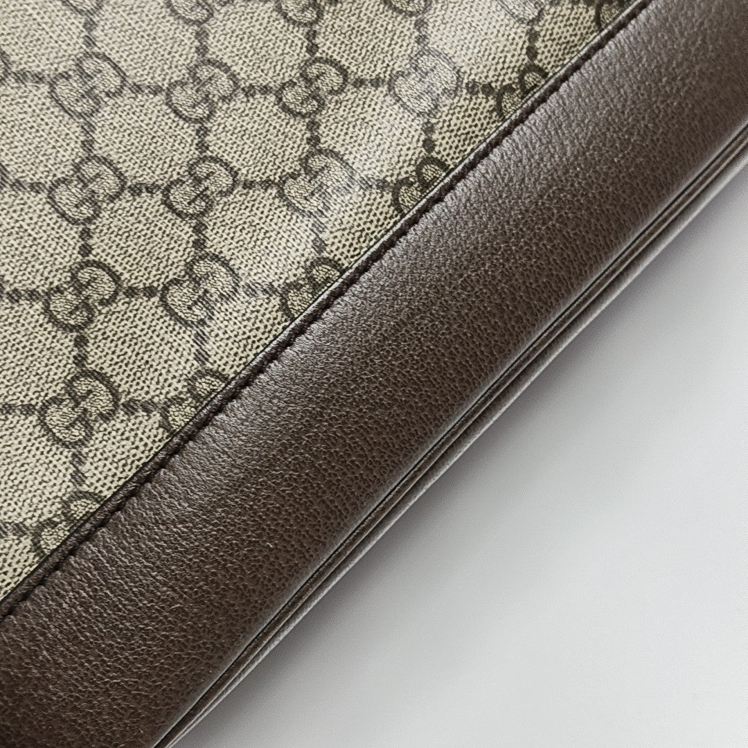 Monogram Coated Canvas Top Handle Bag Beige