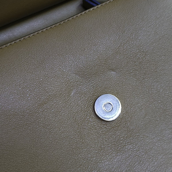 Faye Medium Calfskin Green