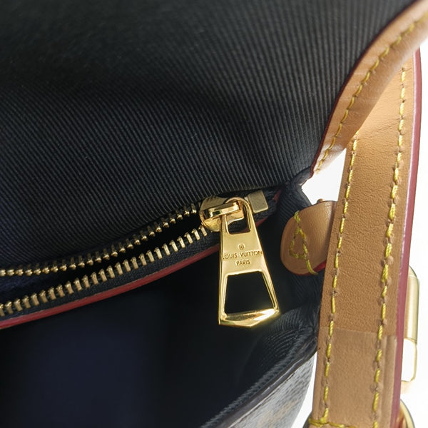 DIANE Monogram Coated Canvas Brown