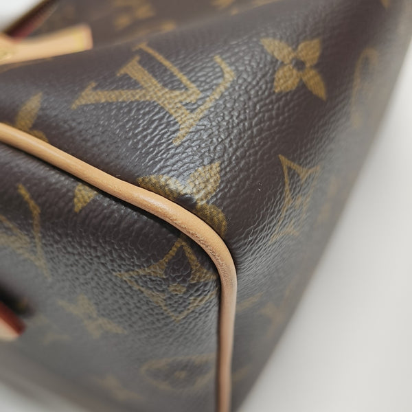 SPEEDY 20 Monogram Coated Canvas Brown