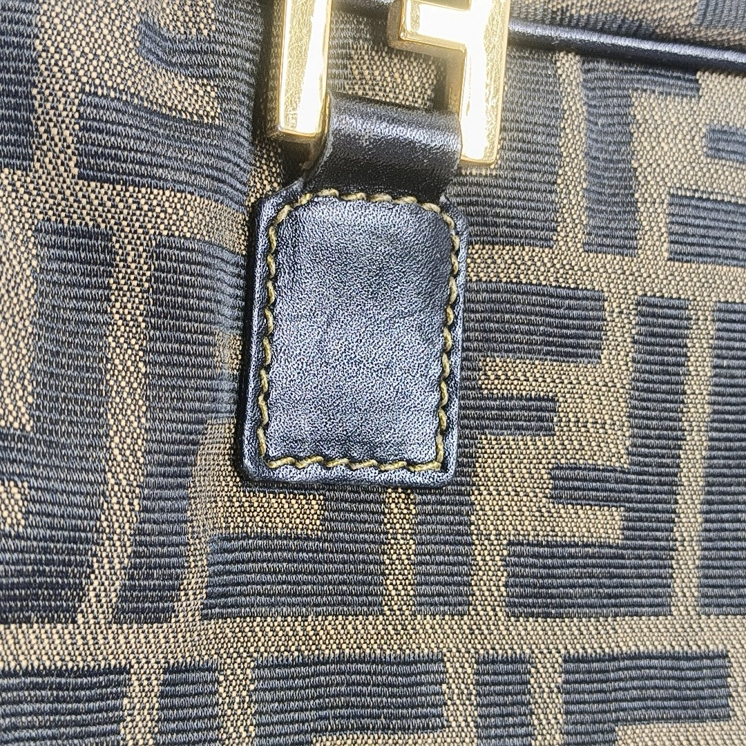 Monogram Canvas Top Handle Bag Brown