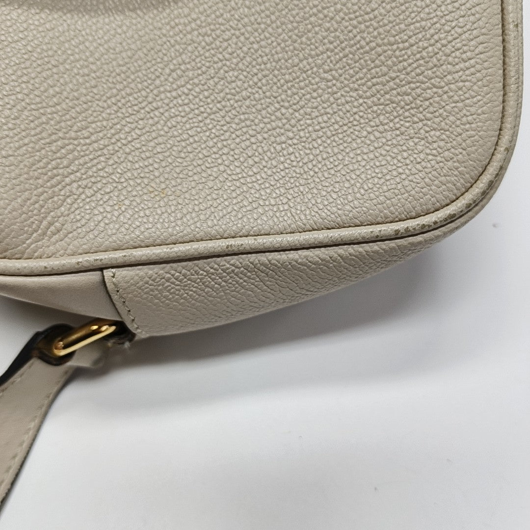 Buckle Calfskin Beige