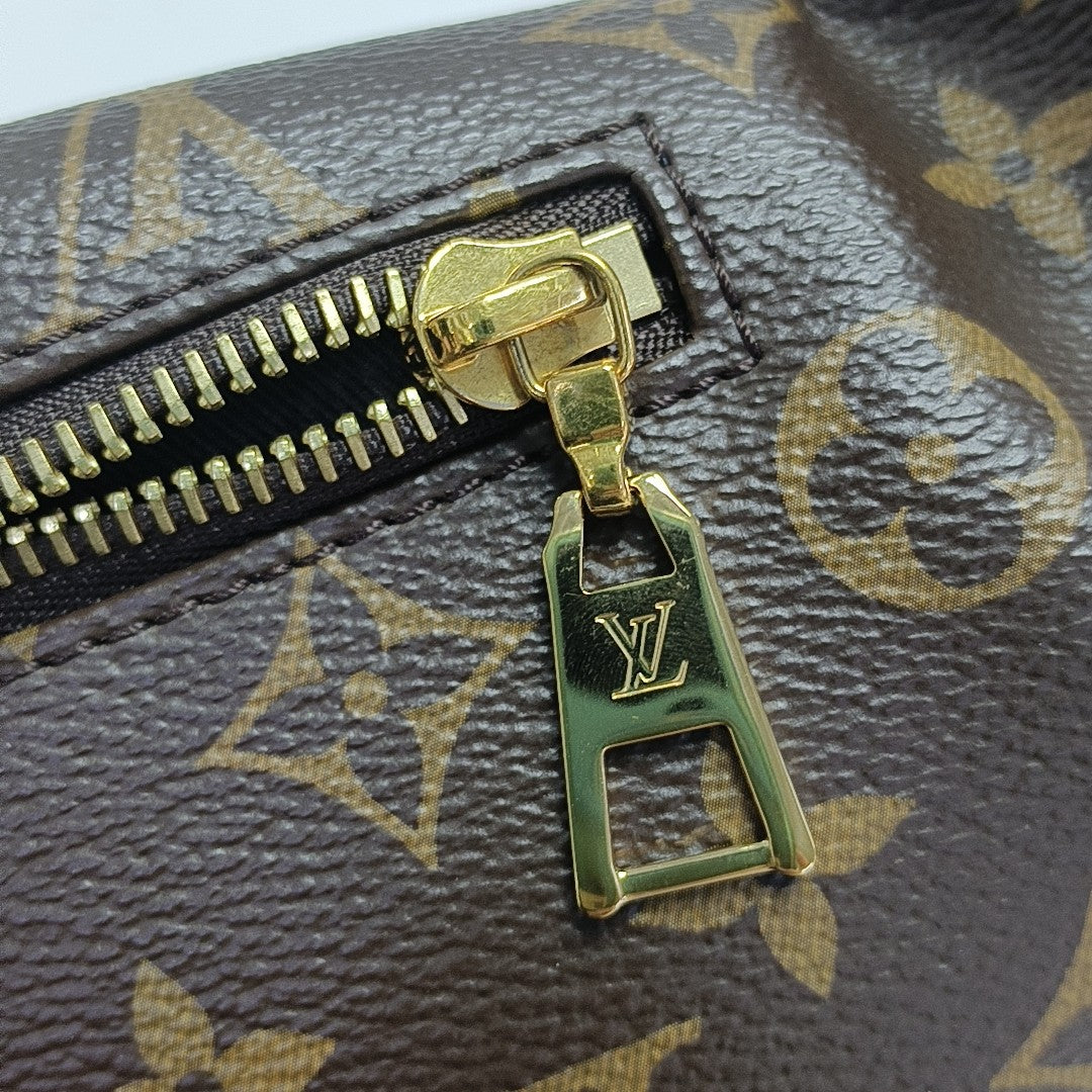 BUMBAG Monogram Coated Canvas Brown