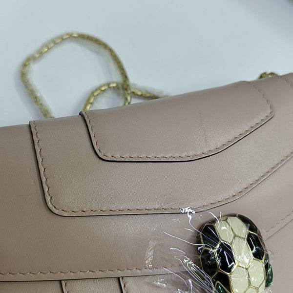 SERPENTI FOREVER Small Calfskin Pink