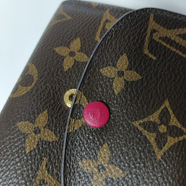ROSALIE Monogram Coated Canvas Brown Wallet