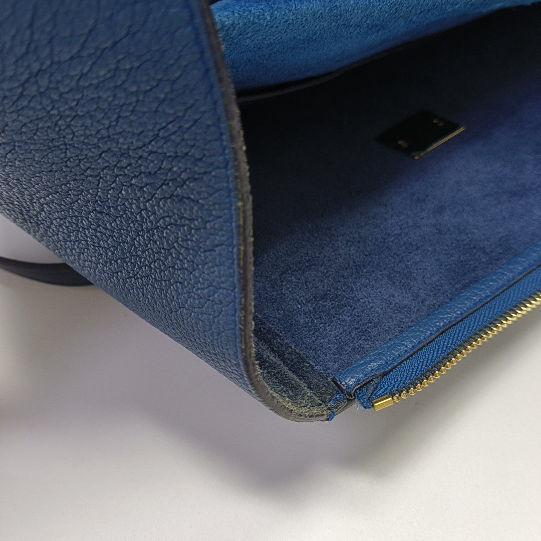 BELT Mini Calfskin Blue