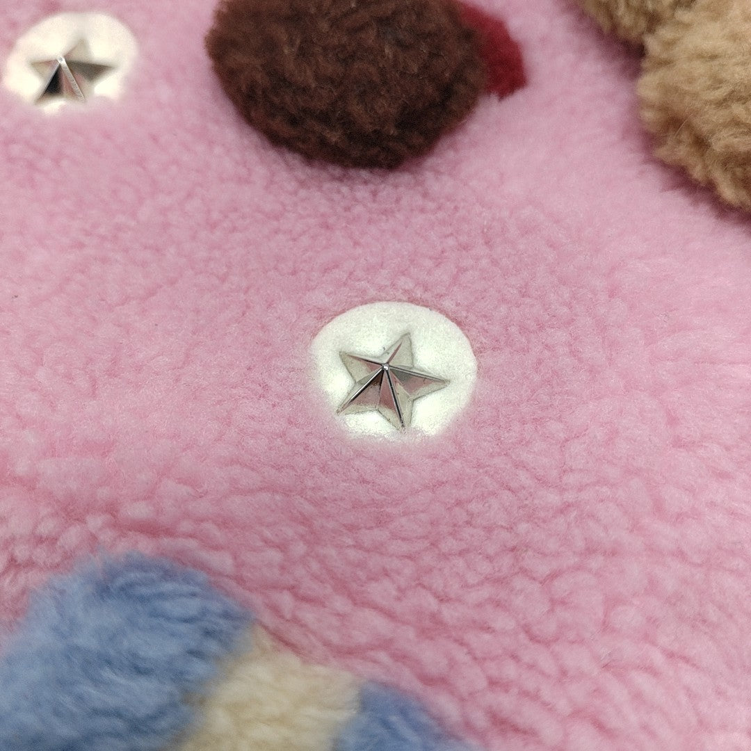 Children’s GG Bucket Sheepskin Pink