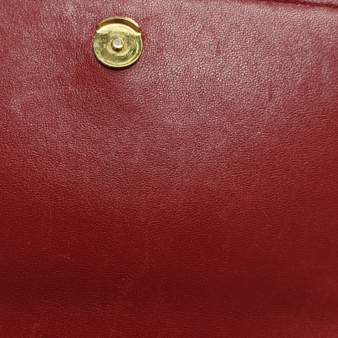 ANGIE Quilted Lambskin Red