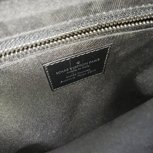VOYAGER PM Monogram Coated Canvas Black