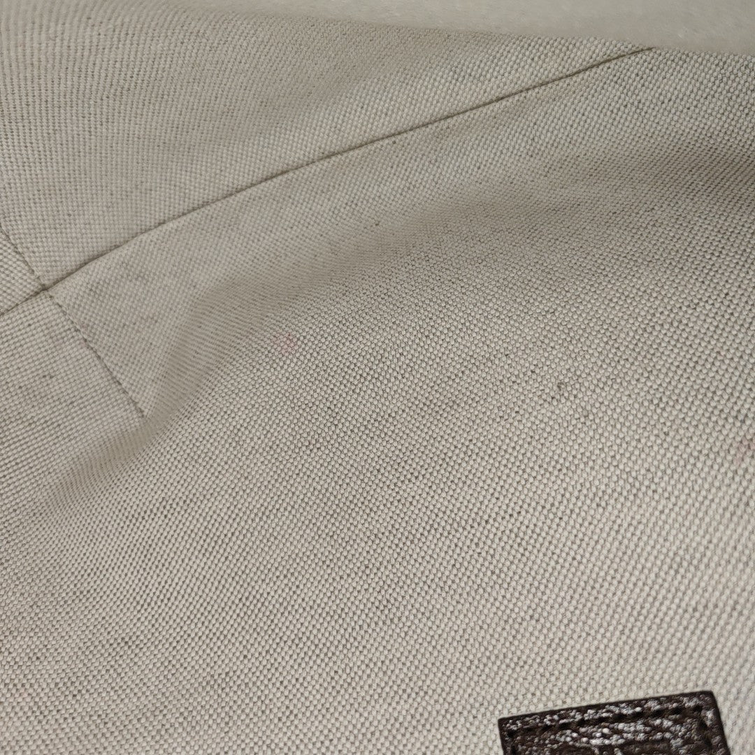Ophidia Small Monogram Coated Canvas Beige