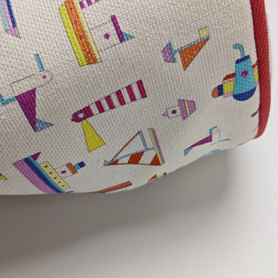 Canvas Bucket Bag White