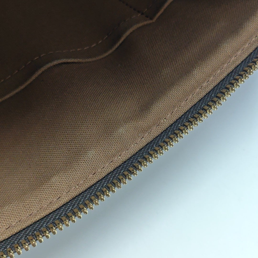 PALERMO PM Monogram Coated Canvas Brown