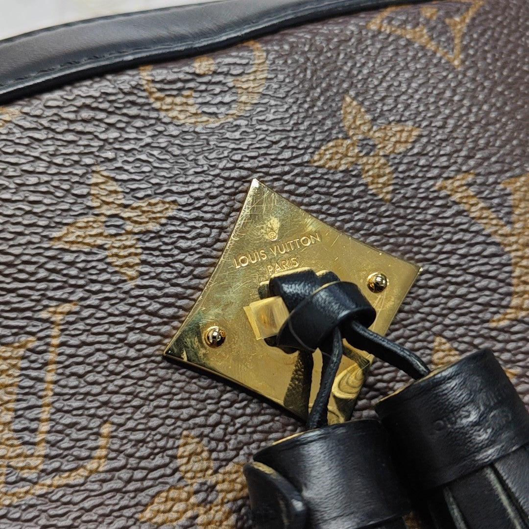 SAINTONGE Monogram Coated Canvas Brown