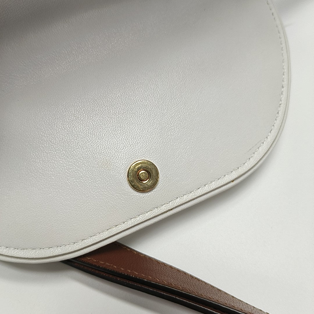 Olympia Mini Quilted Lambskin White