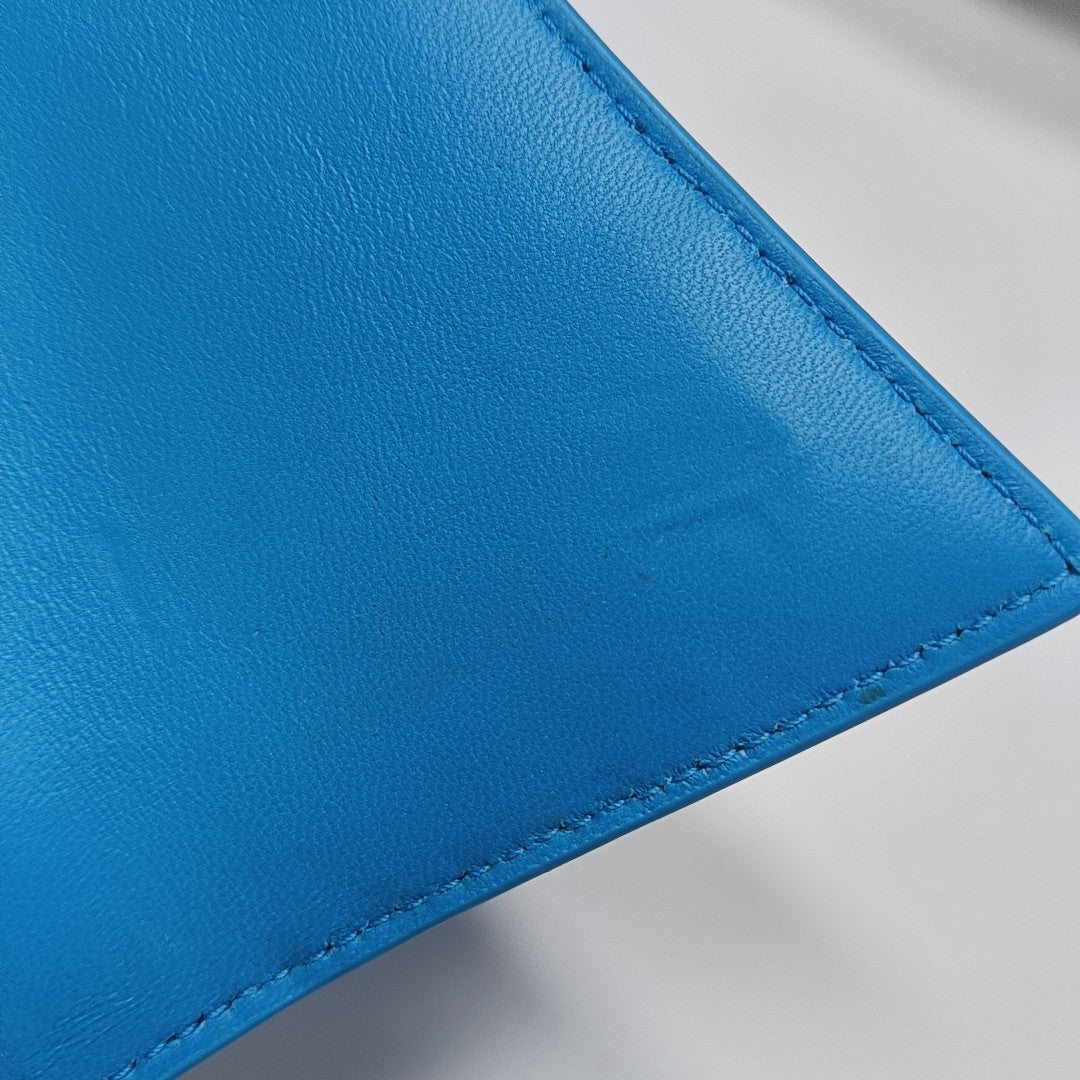 Hourglass Small Calfskin Blue
