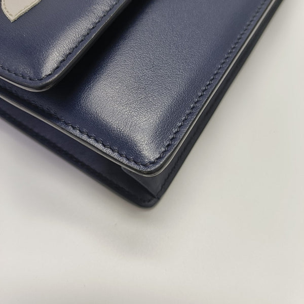Ginny Calfskin Blue