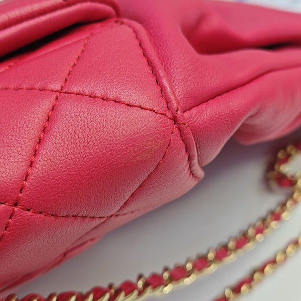 Quilted Lambskin Red