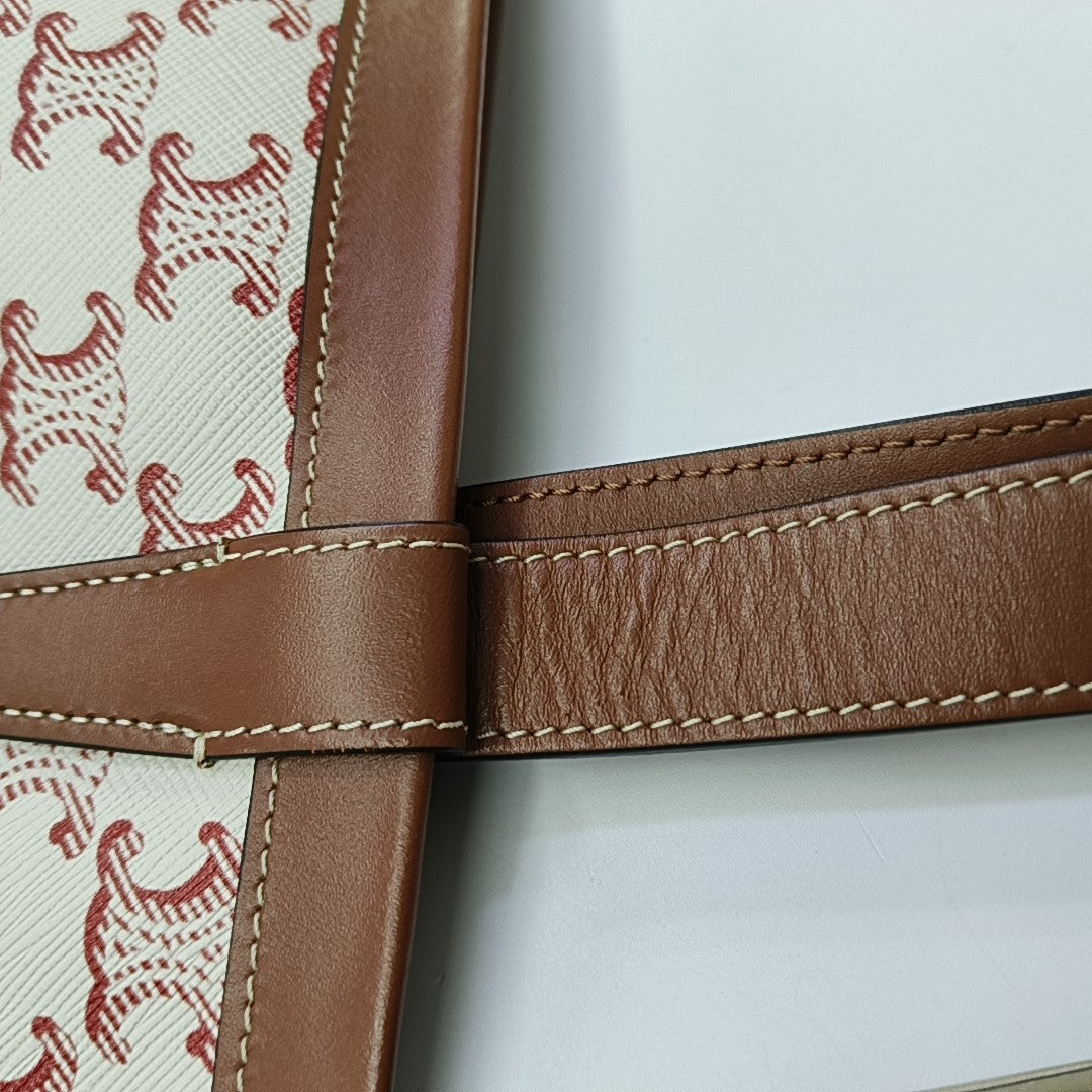 COUFFIN Medium Coated Canvas White