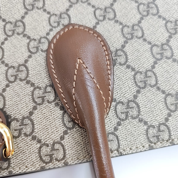 Retro Small Monogram Coated Canvas Brown