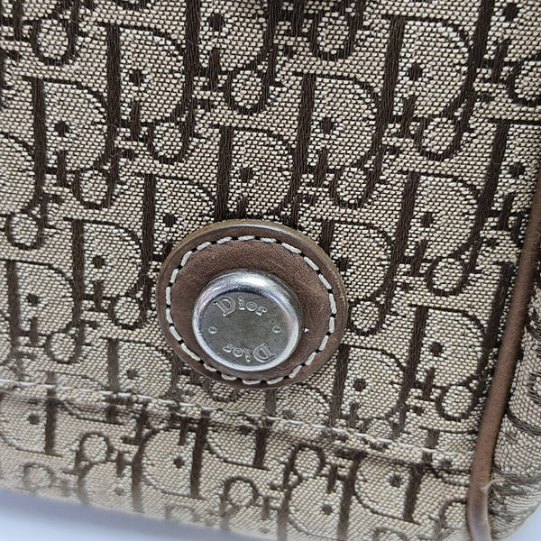 Canvas Top Handle Bag Brown