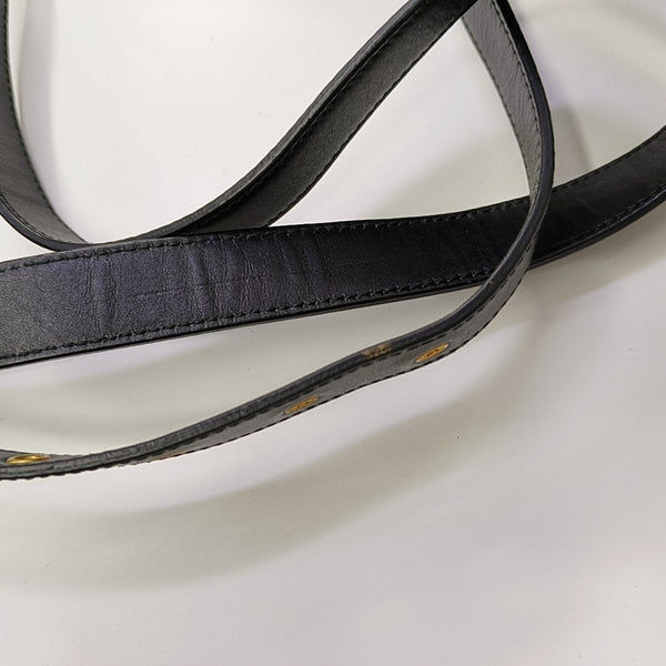 30 Montaigne Calfskin Black