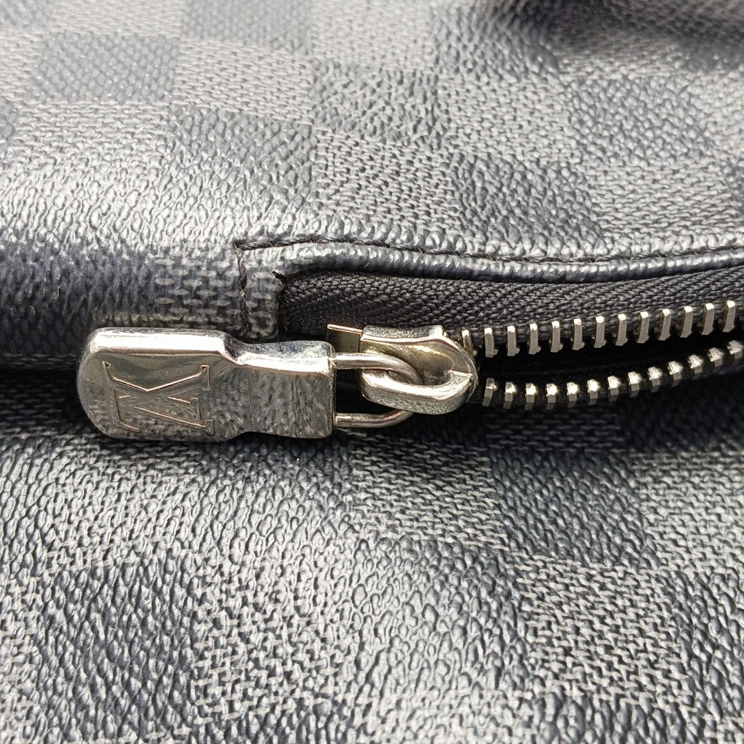 CHRISTOPHER Damier Graphite Coated Canvas Gray